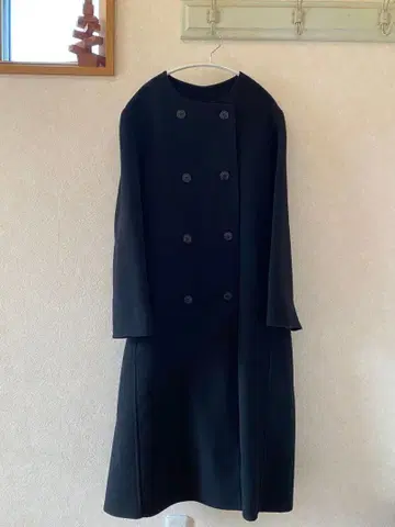 유니클로 이네스 더블 페이스 롱 코트