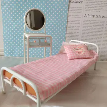 제니 Barbie 침대와 화장대 세트 시너리 시리즈 화이트