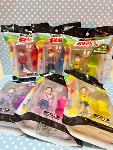 오소마츠 6쌍둥이 푸치포즈 시리즈 피규어 6쌍둥이 세트