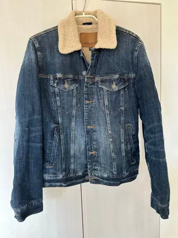 AMERICAN EAGLE 보아 옷깃 데님 자켓