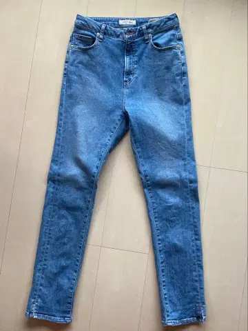 마리에르 청바지 슬림 스트레이트 사이즈 7 중고