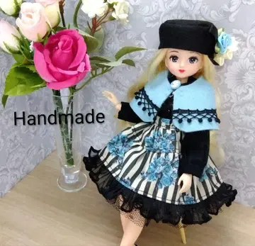 리카짱 의류 핸드메이드 인형 의류 블루