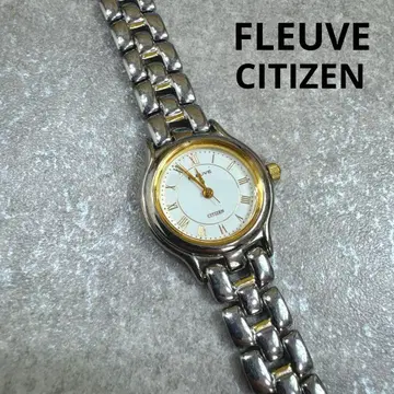 작동품 FLEUVE CITIZEN 여성용 아날로그 손목시계