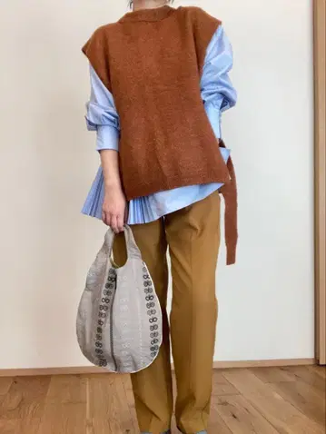 브라운 블루 코디 세트