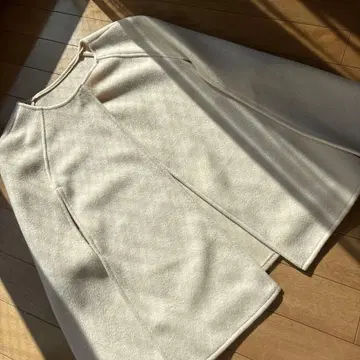 래글런 슬리브 판초풍 아우터