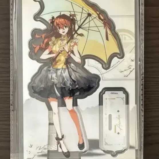 에반게리온 콜라보 카페 아스카 아크릴 스탠드 굿즈 피규어 인형