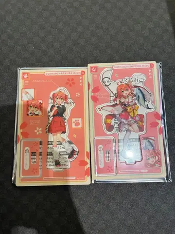 사쿠라미코 아크릴 스탠드 스시로 2개 세트