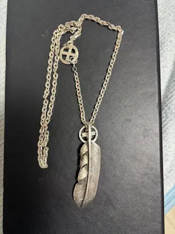자작 실버 목걸이