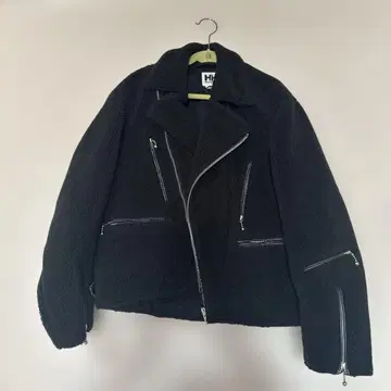 베리한센 RMC 블랙 라이더 플리스 보아 자켓