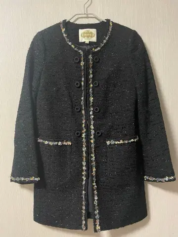 NAVE 온워드 노카라 트위드 자켓