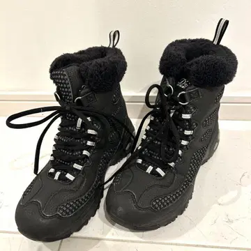 스케쳐스 퍼 보아 스니커즈 부츠 레이스업 블랙 24cm