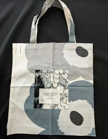 택 포함 새상품 마리메꼬 패브릭 백 60주년 희귀