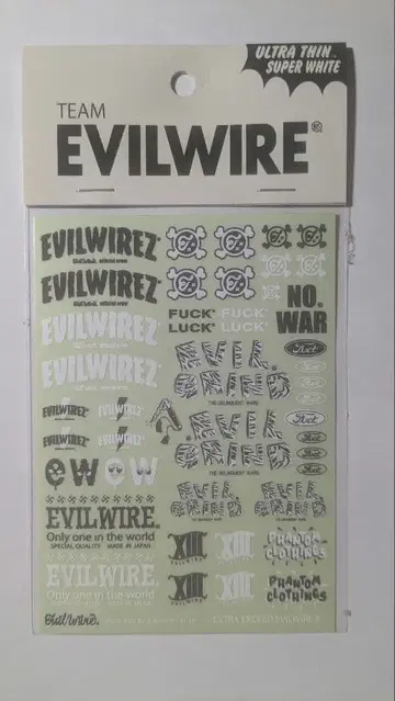 이블와이어 Evilwire 스티커