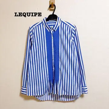 새상품급 레킵 핀턱 스트라이프 셔츠 블라우스