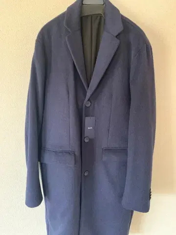 다크 블루 체스터 코트