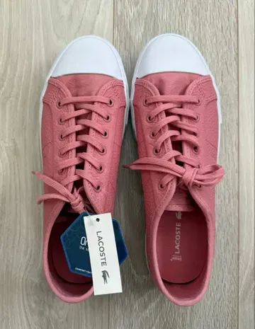 LACOSTE 핑크 스니커즈