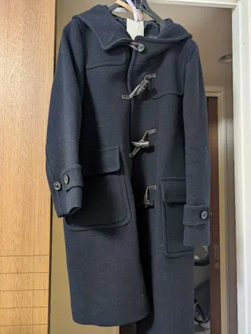 GREEN LABEL RELAXING 네이비 더플 코트