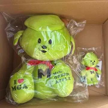 Mr. GREEN APPLE 메멜 2세트 봉제 인형 키링