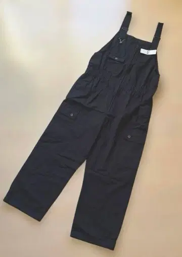 GU 밀리터리 오버롤 택 포함 새상품 블랙 L