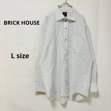 BRICK HOUSE 브릭하우스 와이셔츠 L-82 스트라이프