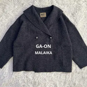 마라이카 GA-ON 가온 울 숏코트 판초 스타일 택 포함 새상품