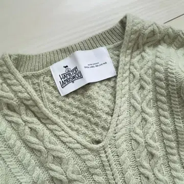 유나이티드 애로우즈 해밀턴 램스울 케이블 니트 민트 인기 색상