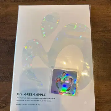 Mrs. GREEN APPLE 영화 팜플렛 스티커