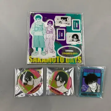 SAKAMOTO 사카모토 데이즈 세바 마후유 나츠오 아크릴 스탠드 캔뱃지