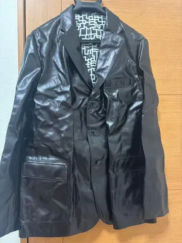 호테이 토모야스 x BEAMS 콜라보 한정판 천연 가죽 자켓