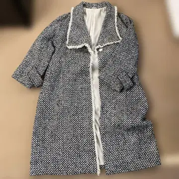 SNIDEL 트위드 롱 코트 S 사이즈