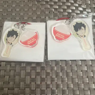 하이큐 오토야 밥주걱&밥 아크릴 참 쿠로오 테츠로