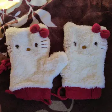 산리오 헬로키티 미튼 장갑 레어