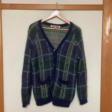 모헤어 가디건 모헤어 혼방 48%