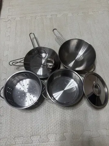 [ IKEA ] 스테인리스 소재 요리 장난감 세트