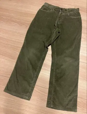 00s 파타고니아 코듀로이 코즈 팬츠 그린 구제 의류 W30