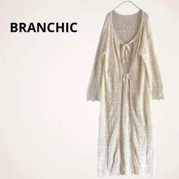 블랑시크 가디건 롱 기장 아이보리 FR 사이즈 겉옷 비침