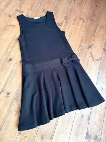 갤러리 비스콘티 리본 포함 A라인 원피스 블랙 M