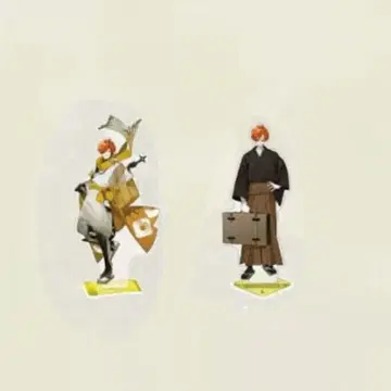 페인트 일상조 교토 아크릴 스탠드