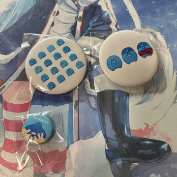 랏다 12주년 기념 캔뱃지 세트