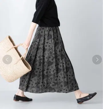 카구레 리버티 프린트 스커트 DUNCLARE DOORS