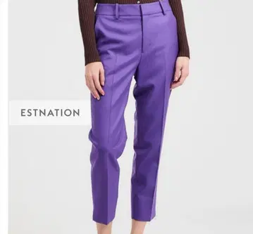 [새상품급] 에스트네이션 울 플라노 테이퍼드 울 팬츠