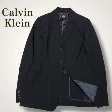 새상품급 캘빈클라인 고급 울 울 자켓 겉옷 심플 블랙