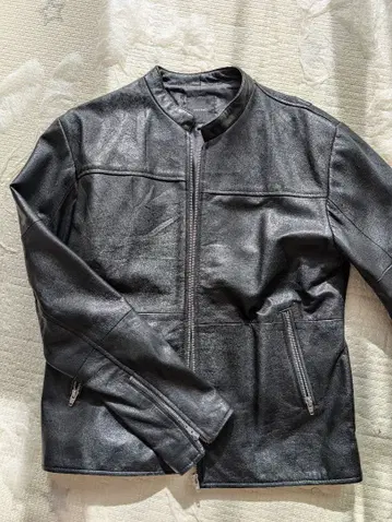 [12/21 가격 복귀] 남성용 싱글 가죽 자켓 블랙