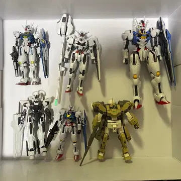 건담 프라모델 수성의 마녀 조립 완료 묶음 판매