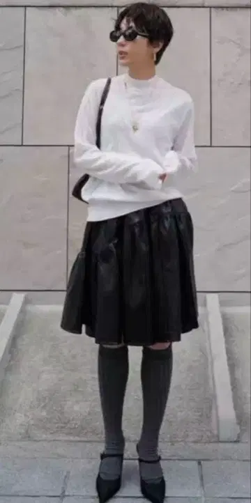 Machatt 마차트 에코 가죽 스커트