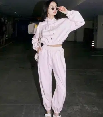 epine 맨투맨 셋업 핑크