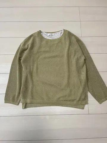 세탁 가능한 메쉬 라메 풀오버*탱크