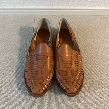 CHAMULA 브라운 슬립온 샌들 7