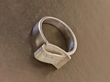 주얼리 마키 벨트 모티브 플라티나 실버 반지 P5 SV95