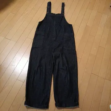 URBAN RESEARCH DOORS 블랙 데님 살로펫